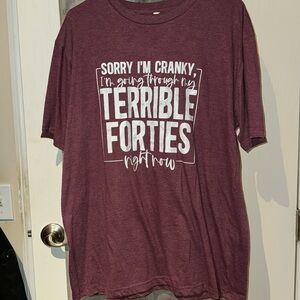 Worn once 40th womens T-shirt